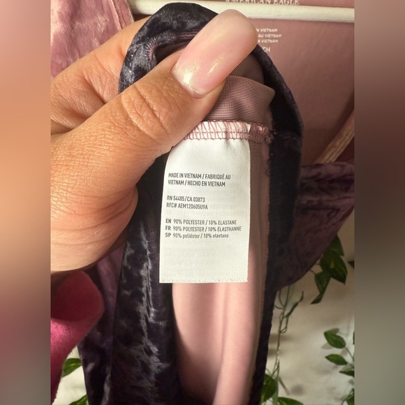 American Eagle Outfitters Velvet Scoop Neck Tee - Picture 7 of 8